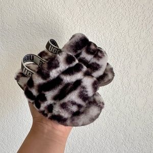 Ugg cheetah slippers 8C